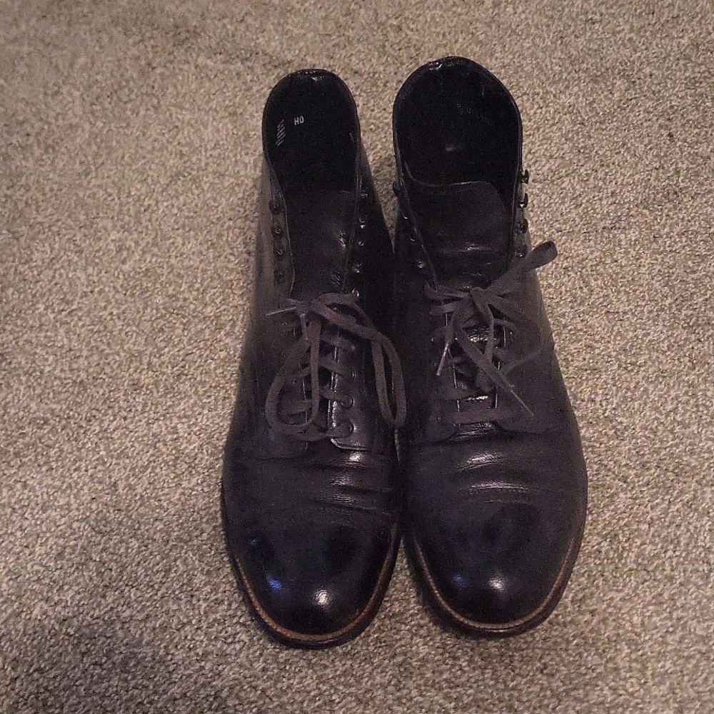 Stacy Adams Black Ankle Boots